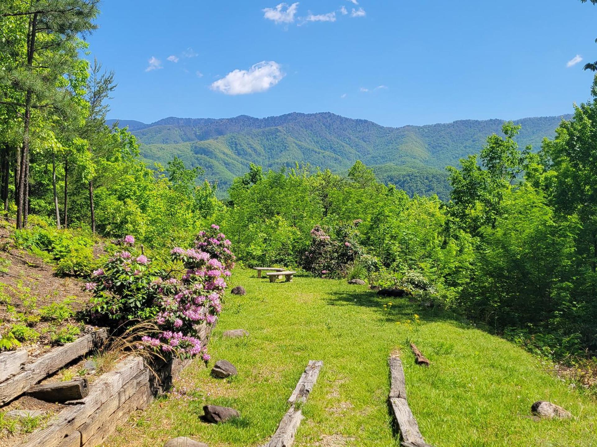 Real Log Cabin With Amazing Views, Hot Tub, Sauna, Games Гатлинбург Экстерьер фото